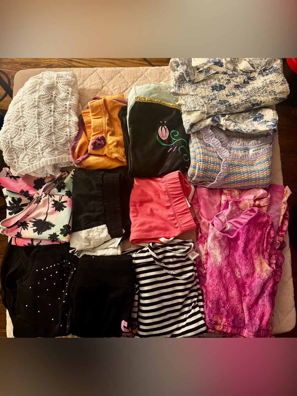 12 pieces of girls 7/8 mixed lot including gymnastics wear